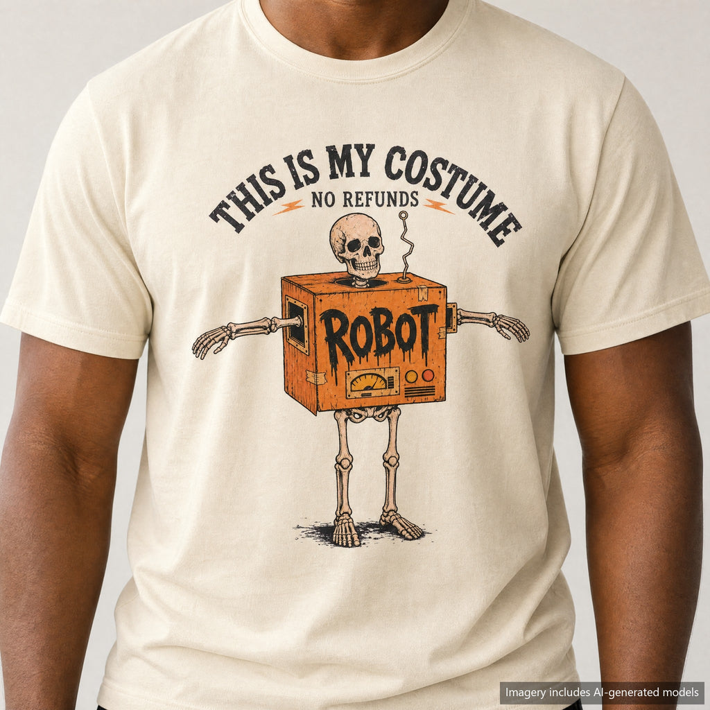 This Is My Costume T-shirt, laid flat