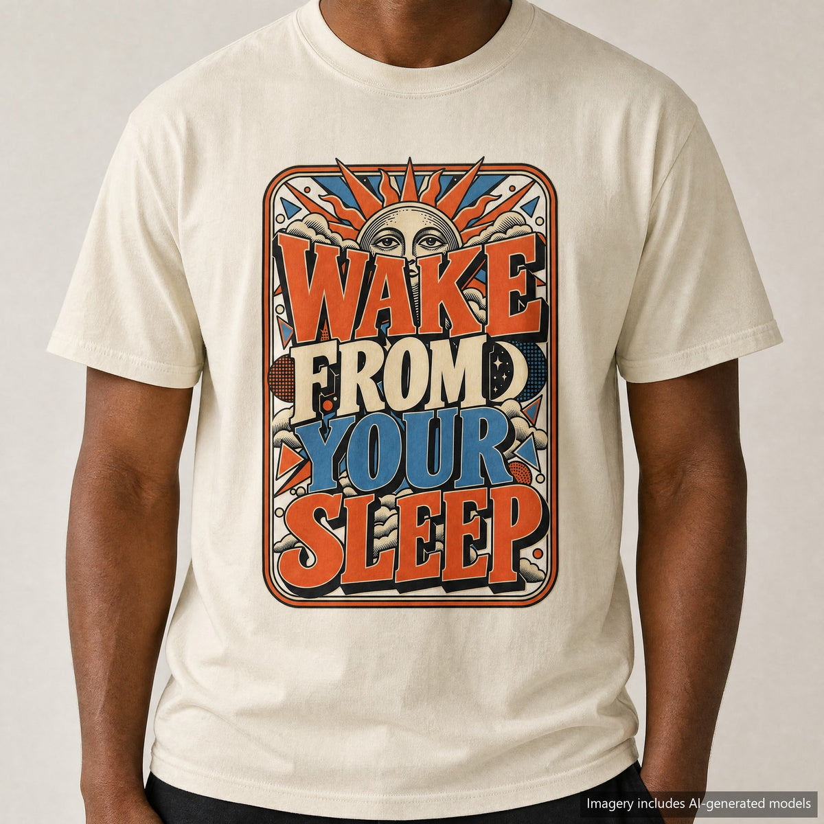 Wake From Your Sleep T-shirt, laid flat