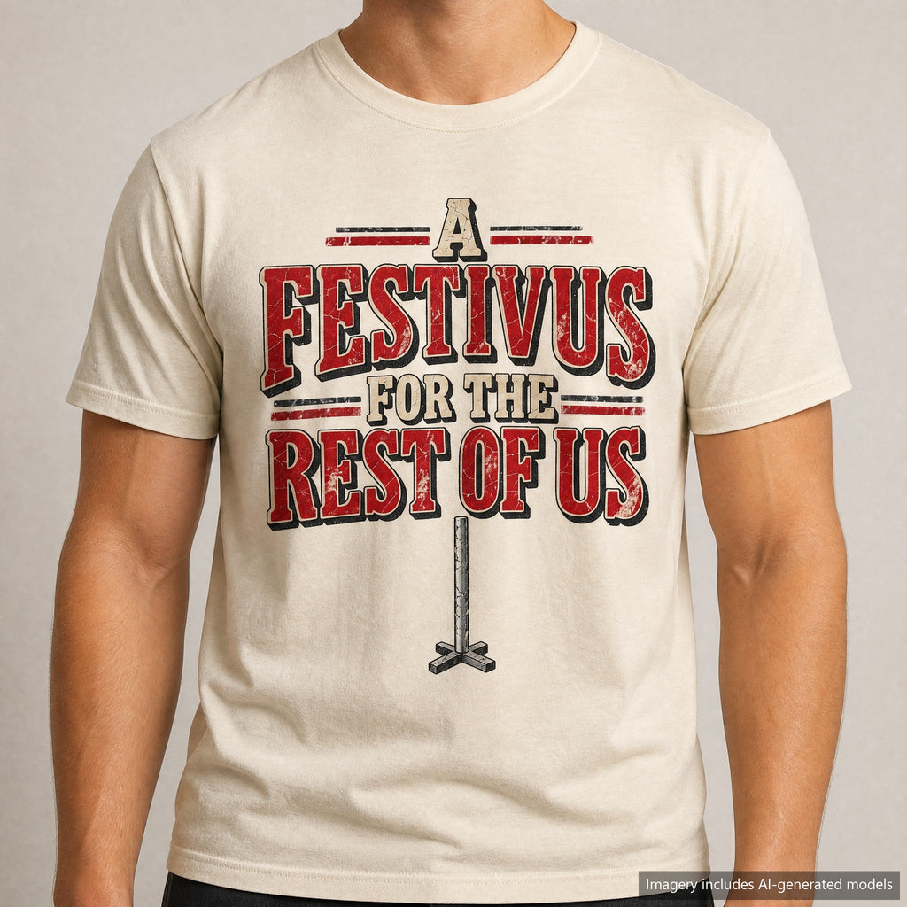 A Festivus For The Rest Of Us T-shirt, laid flat
