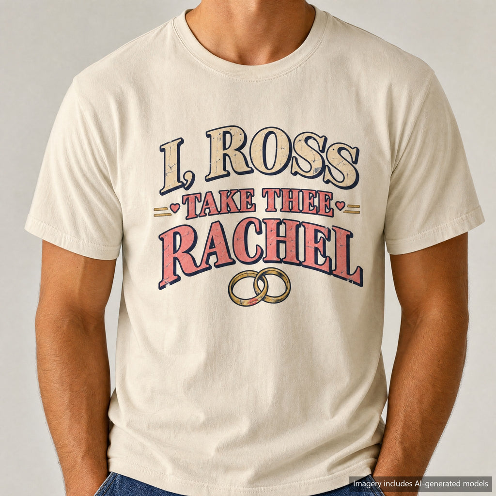 Sitcom Vow T-shirt, laid flat