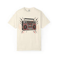 Boombox T-shirt in Ivory, front view