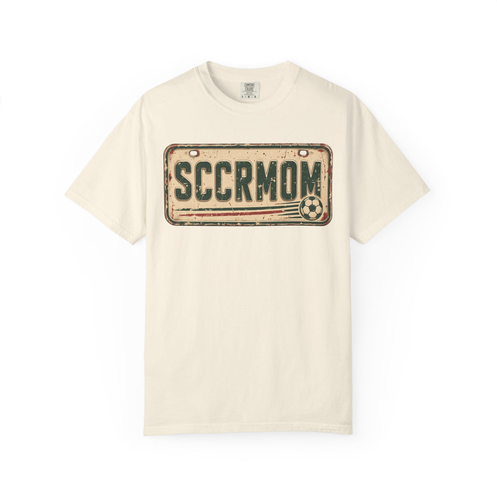 SCCRMOM T-shirt in Ivory, front view