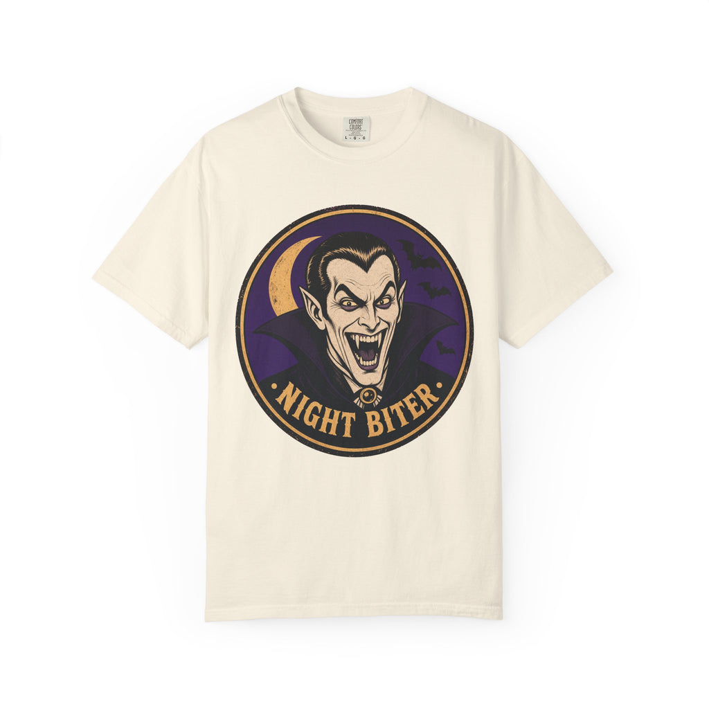Night Biter T-shirt in Ivory, front view