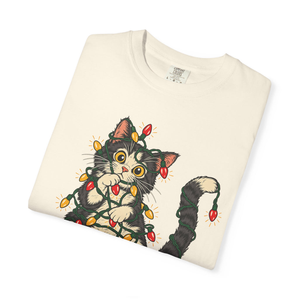 Tis The Season T-shirt in Ivory, folded view