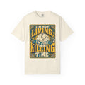 I'm Not Living I'm Just Killing Time T-shirt in Ivory, front view