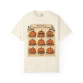Jack-o-Lantern Field Guide T-shirt in Ivory, front view