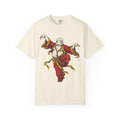 Buddha Crane Kick T-shirt in Ivory, front view