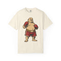 Boxing Buddha T-shirt in Ivory, front view