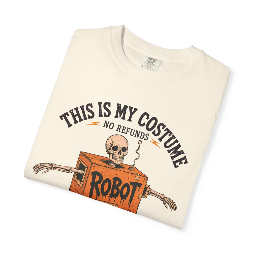 This Is My Costume T-shirt in Ivory, folded view