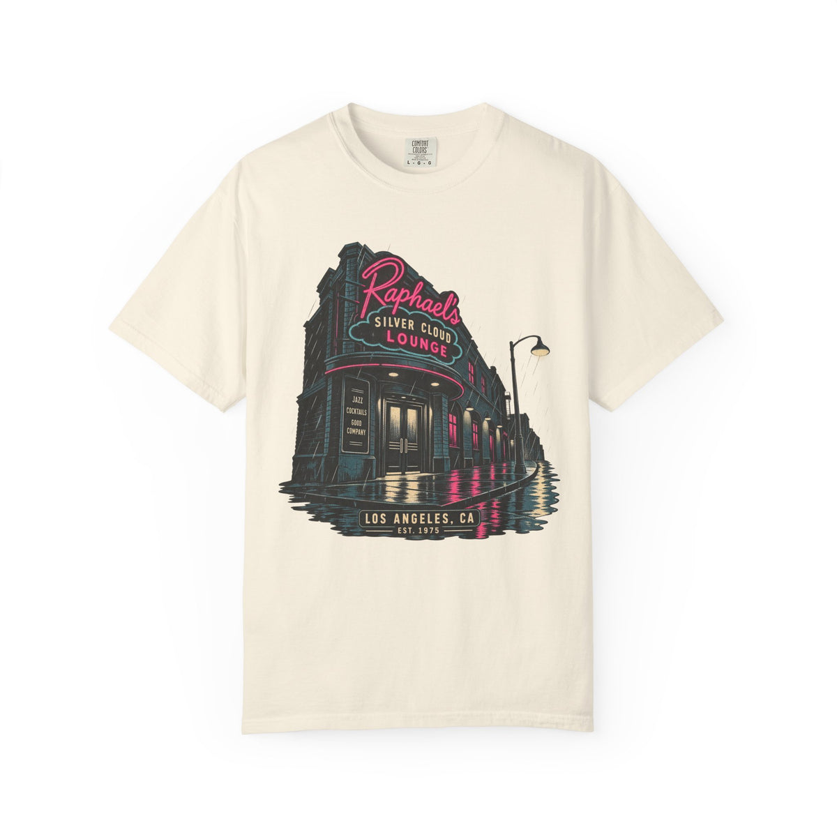 Jazz Lounge T-shirt in Ivory, front view