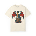 Dragon T-shirt in Ivory, front view