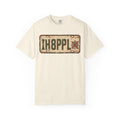 IH8PPL License Plate T-shirt in Ivory, front view
