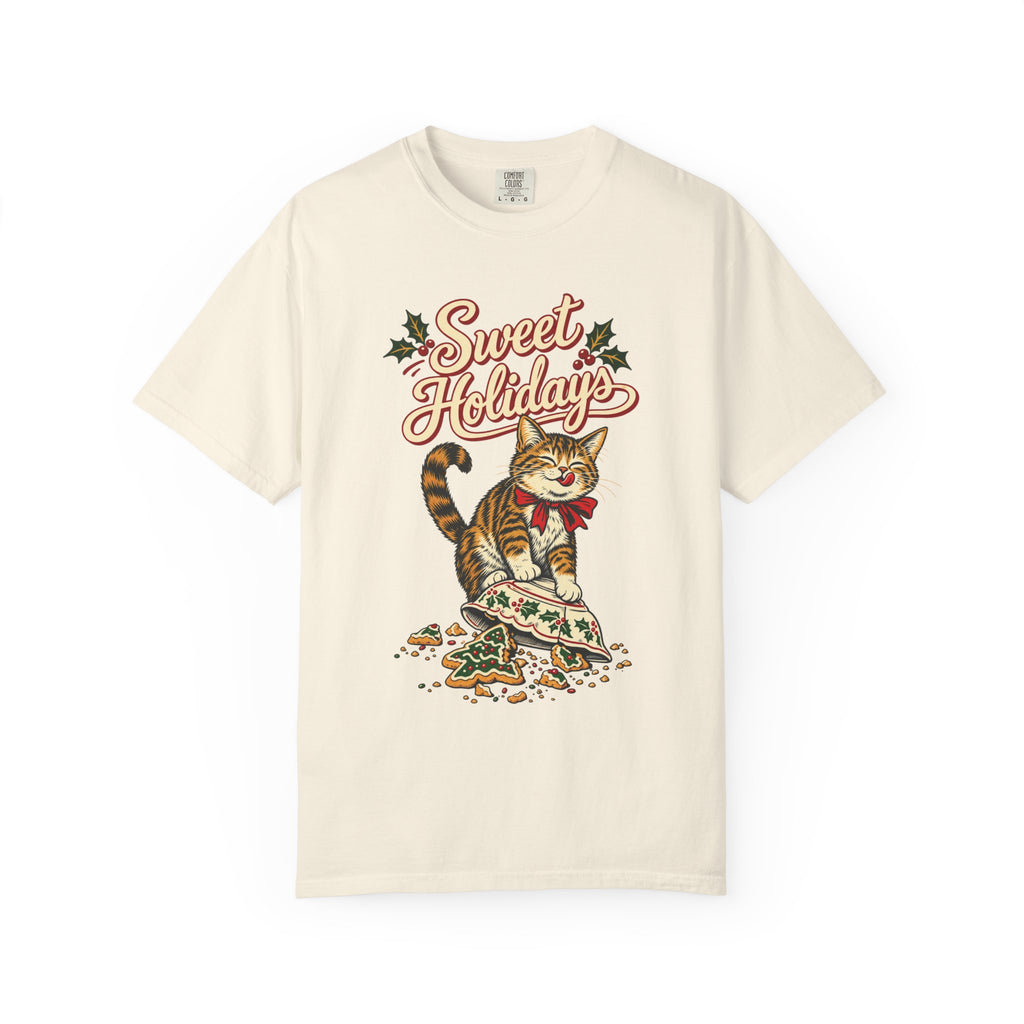 Sweet Holidays T-shirt in Ivory, front view