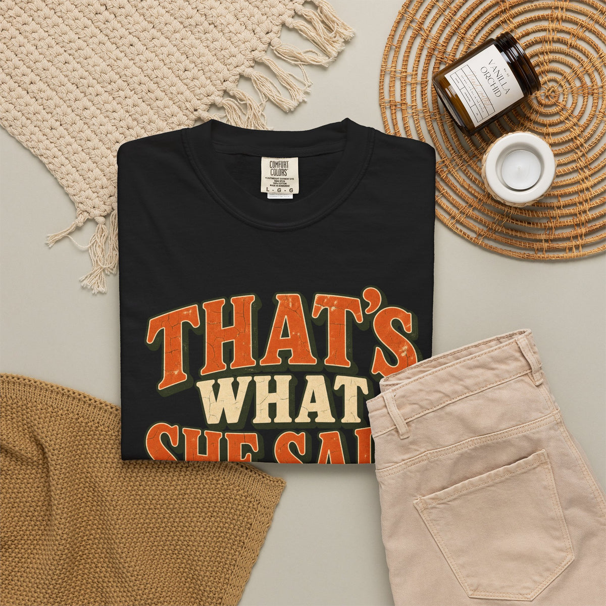 Comfort Colors® That's What She Said T-Shirt, Funny Vintage Sitcom Quote