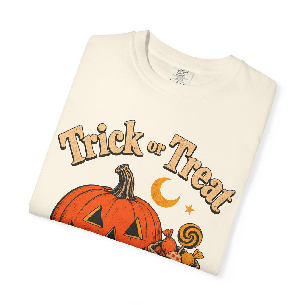 Trick or Treat T-shirt in Ivory, folded view