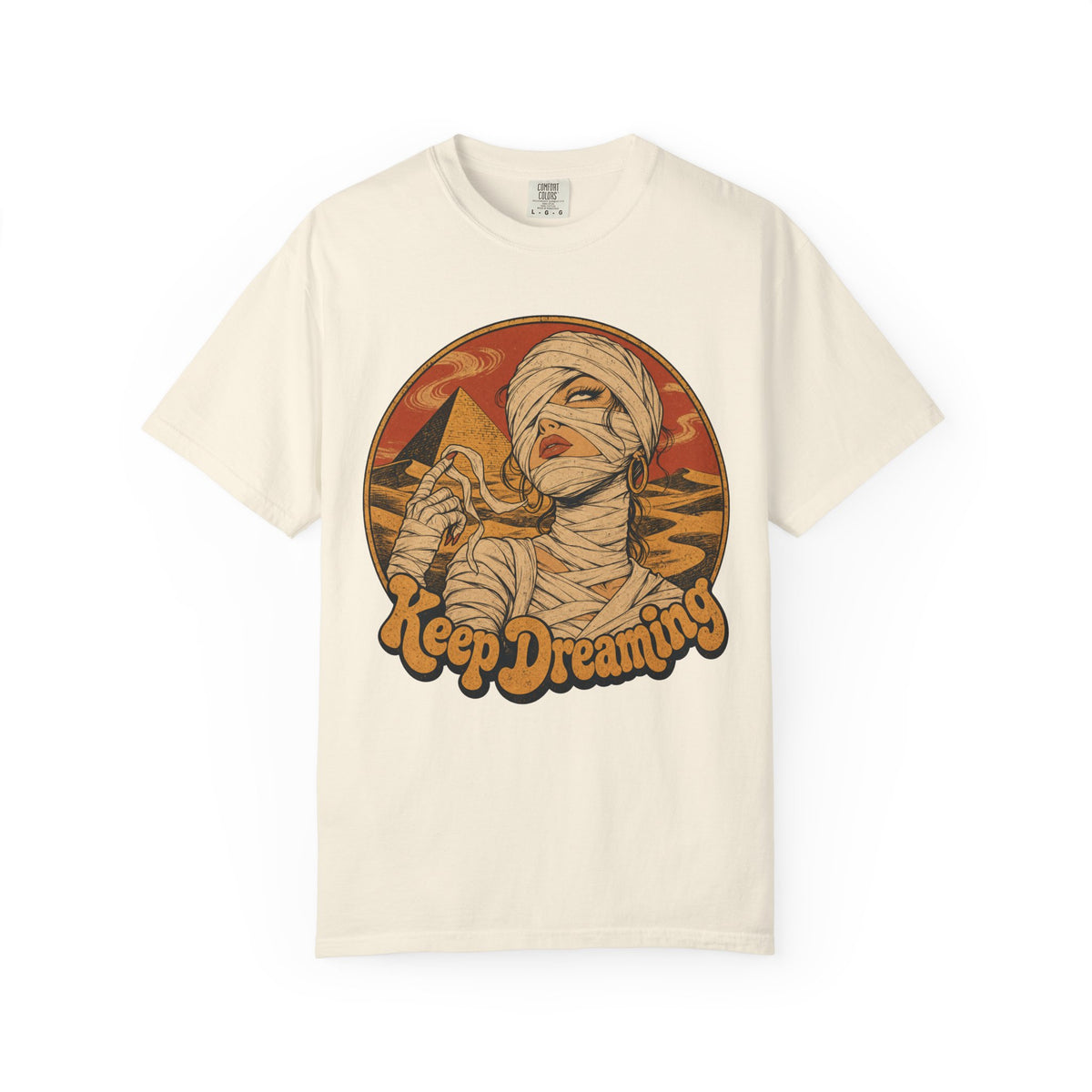 Keep Dreaming Mummy T-shirt in Ivory, front view