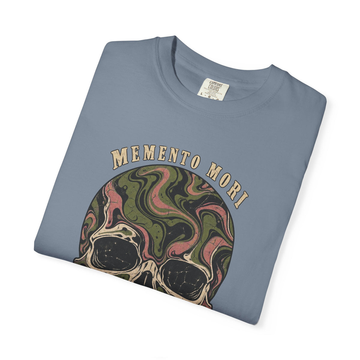 Comfort Colors® Memento Mori T-Shirt, Funny Vintage Philosophy Skull