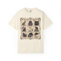 Nocturnal Feline Specimens T-shirt in Ivory, front view