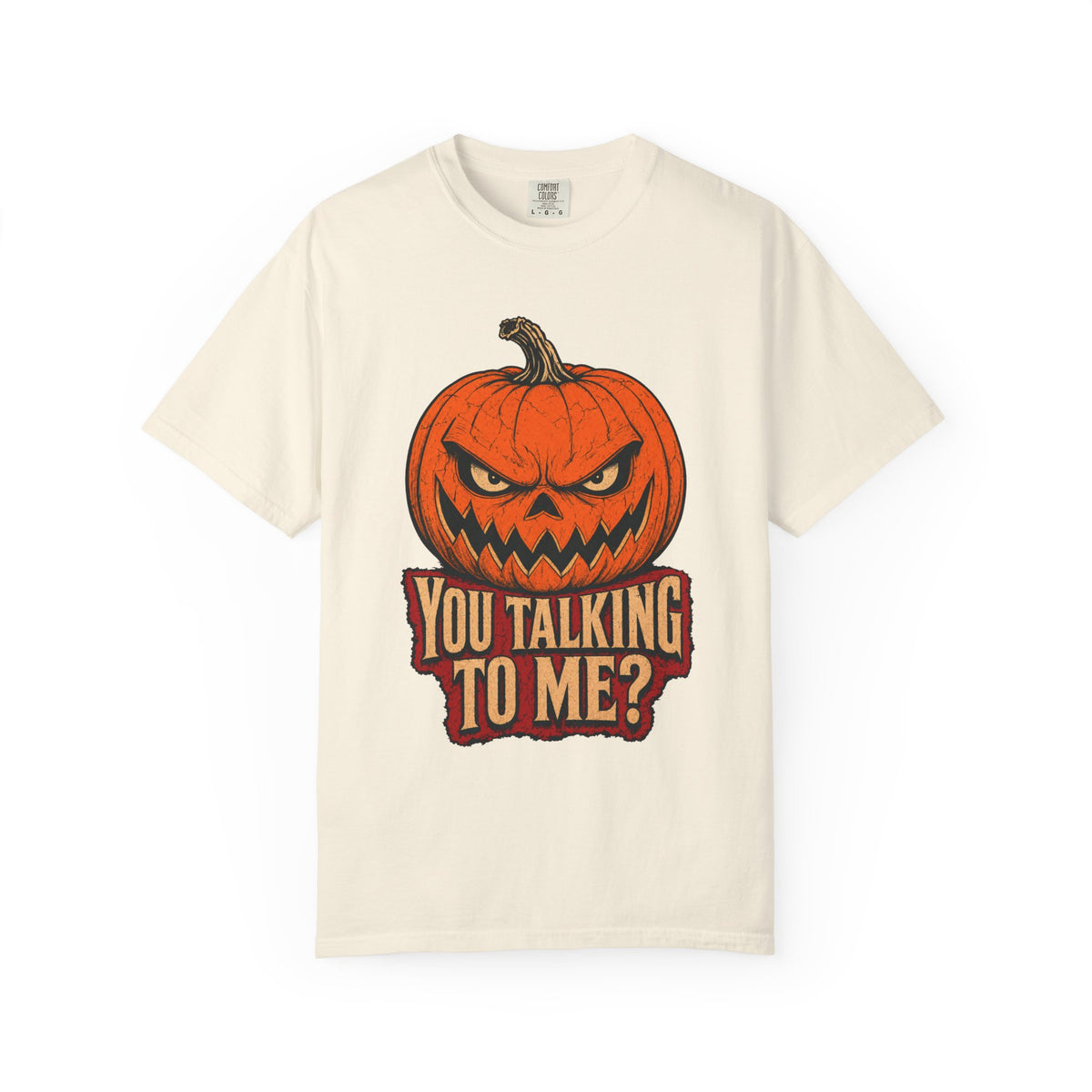 You Talking To Me T-shirt in Ivory, front view