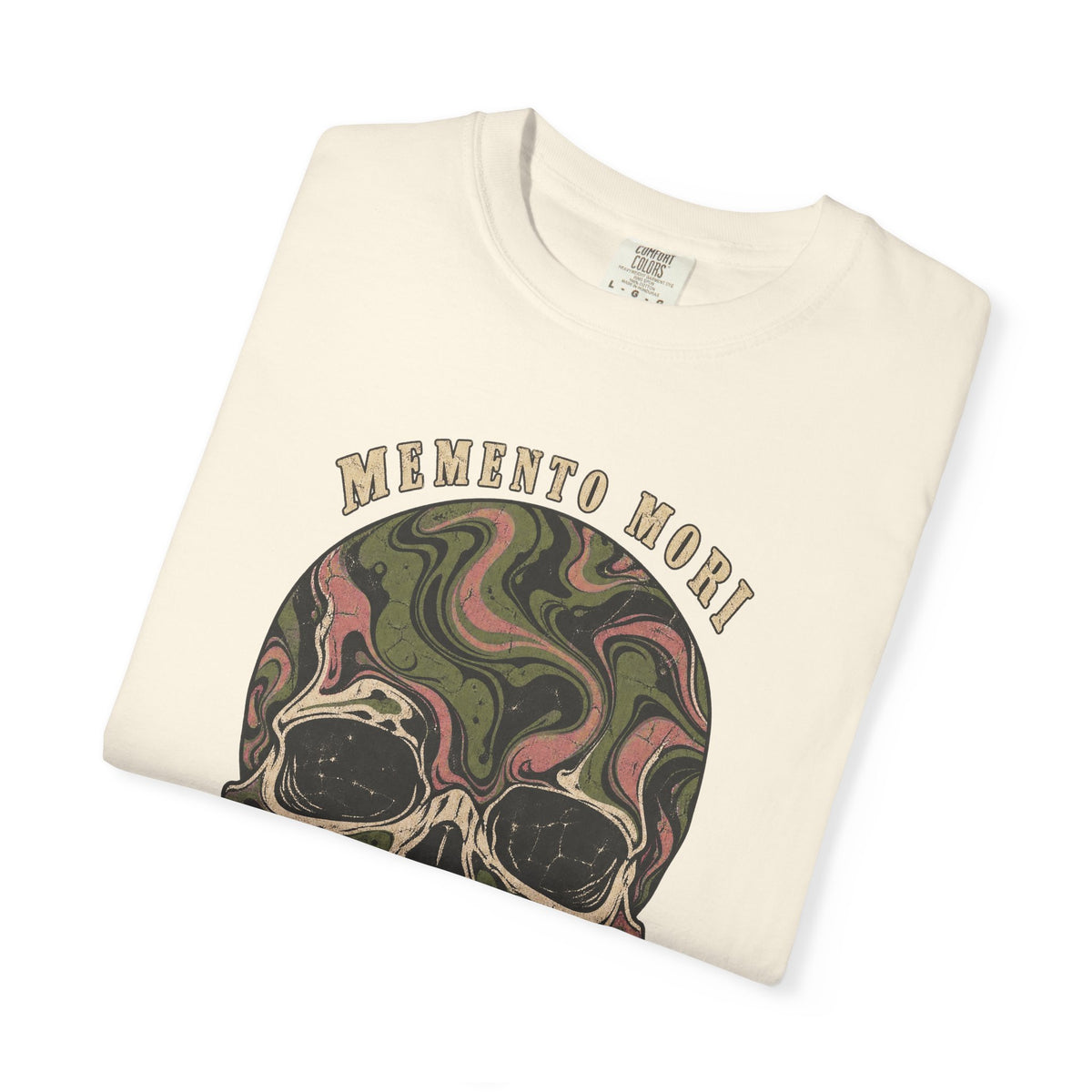 Comfort Colors® Memento Mori T-Shirt, Funny Vintage Philosophy Skull