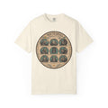 Nocturnal Personality Chart T-shirt in Ivory, front view