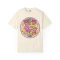 True Love Lives On Lollipops And Crisps T-shirt in Ivory, front view