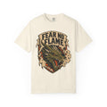 Fear No Flame Dragon T-shirt in Ivory, front view