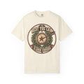 The Best You Can Is Good Enough Laurel Wreath Medallion T-shirt in Ivory, front view