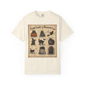 Field Guide to Haunted Cats T-shirt in Ivory, front view