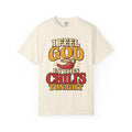 I Feel God In This Chili's Tonight T-shirt in Ivory, front view