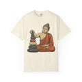 Buddha Cairn T-shirt in Ivory, front view