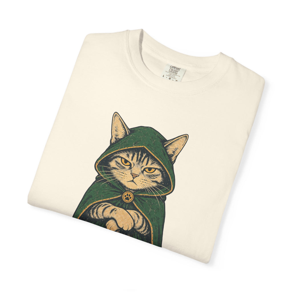 You Shall Not Pass Cat T-shirt in Ivory, folded view