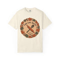 Cook Love Survive T-shirt in Ivory, front view