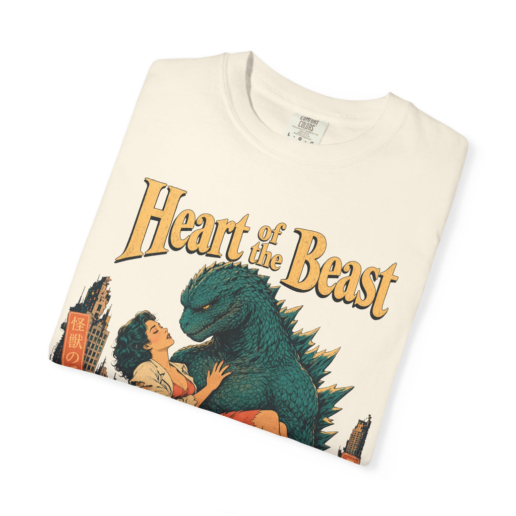 Heart of the Beast T-shirt in Ivory, folded view