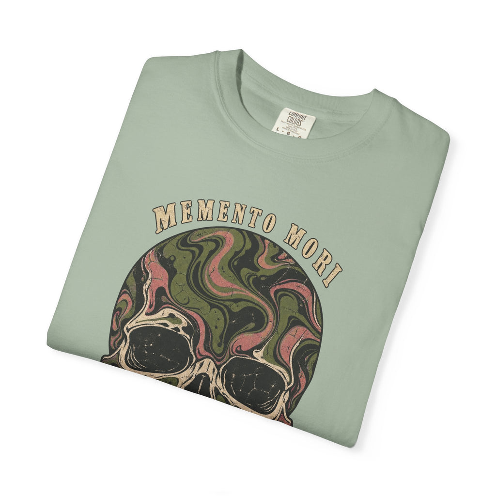 Comfort Colors® Memento Mori T-Shirt, Funny Vintage Philosophy Skull
