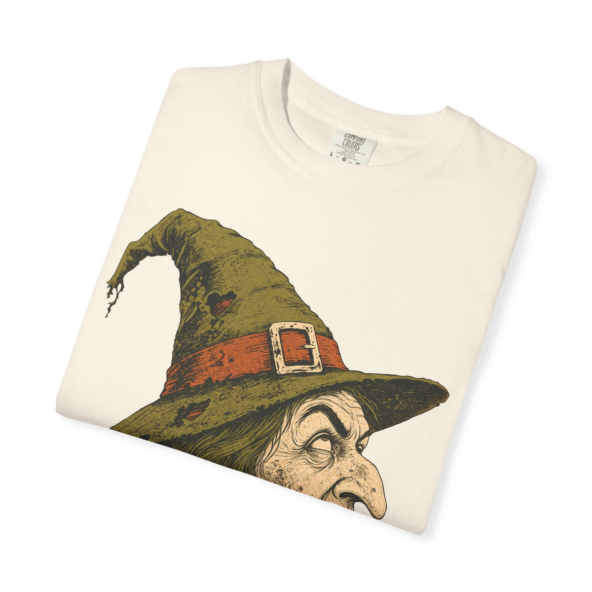 Not Today T-shirt in Ivory, folded view