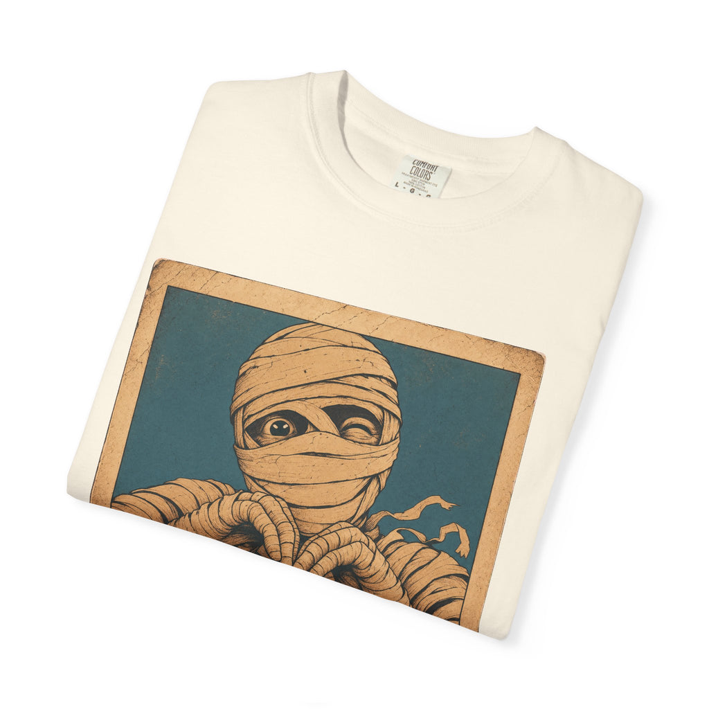 Mummy Selfie T-shirt in Ivory, folded view