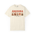 Arizona Postage Stamp T-shirt in Ivory, front view
