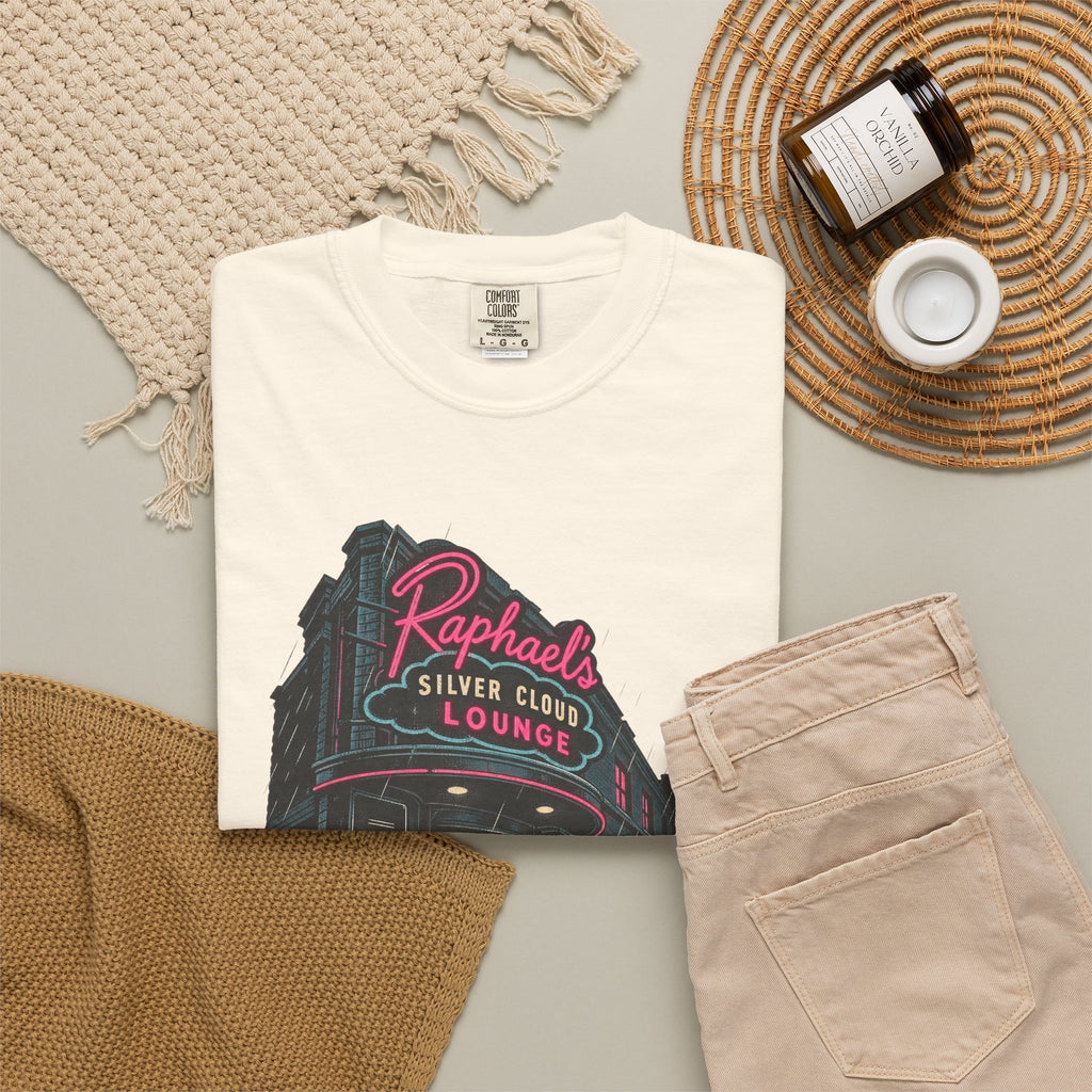 Jazz Lounge T-shirt in Ivory, flat lay view