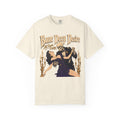 Bone Deep Desire Skeleton Romance Novel T-shirt in Ivory, front view