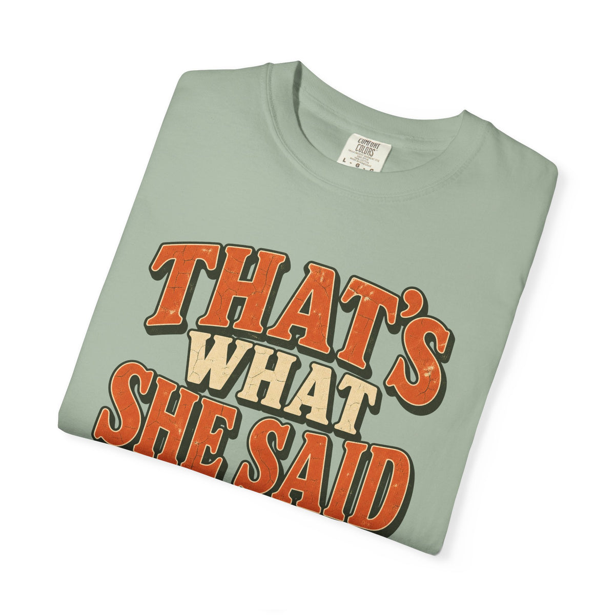 Comfort Colors® That's What She Said T-Shirt, Funny Vintage Sitcom Quote