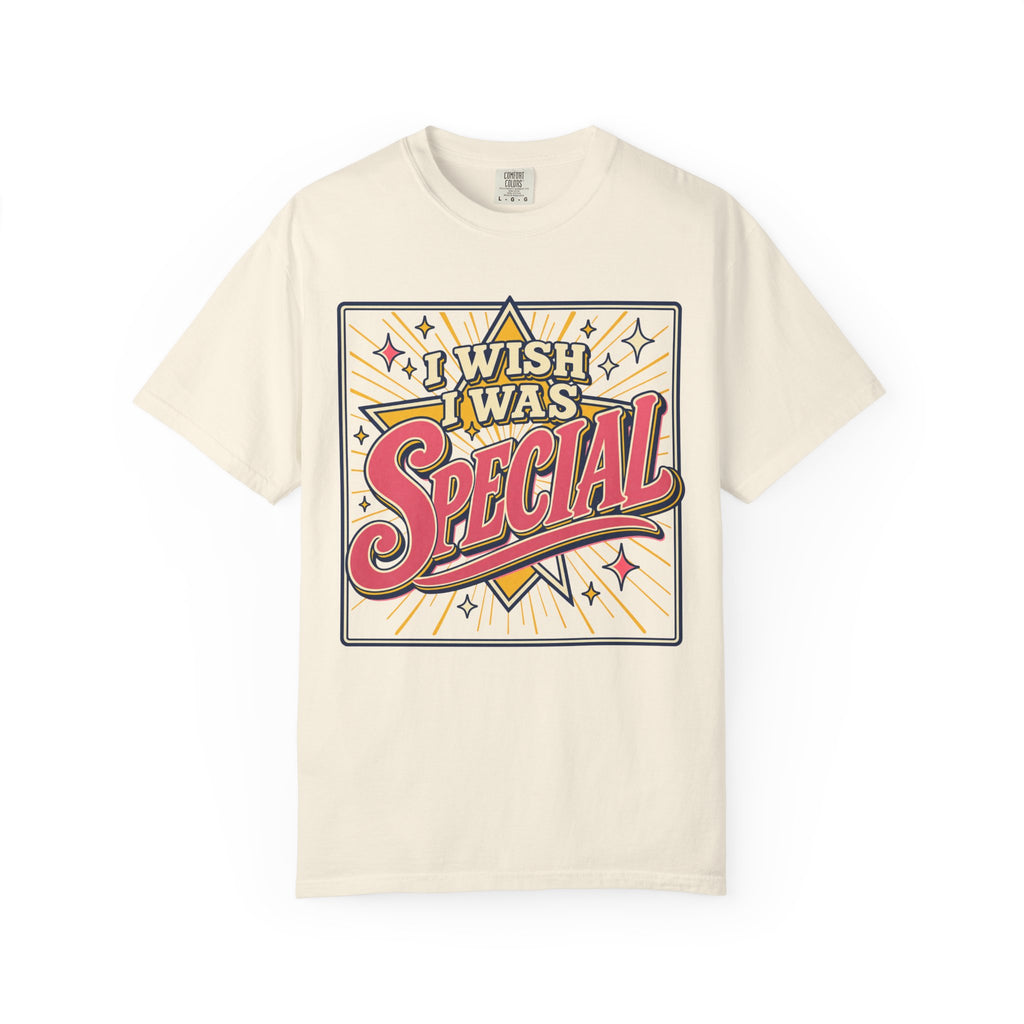 I Wish I Was Special T-shirt in Ivory, front view