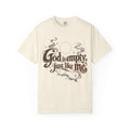 God Is Empty Just Like Me T-shirt in Ivory, front view