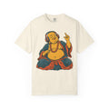 Buddha Headphones T-shirt in Ivory, front view