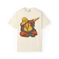 Dabbing Buddha T-shirt in Ivory, front view