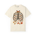 Vine Ribcage T-shirt in Ivory, front view