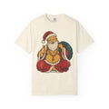 Buddha Santa T-shirt in Ivory, front view