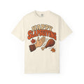 Happy Slapsgiving T-shirt in Ivory, front view