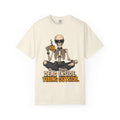 Dead Inside Vibing Outside T-shirt in Ivory, front view