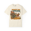 Viking Cats T-shirt in Ivory, front view